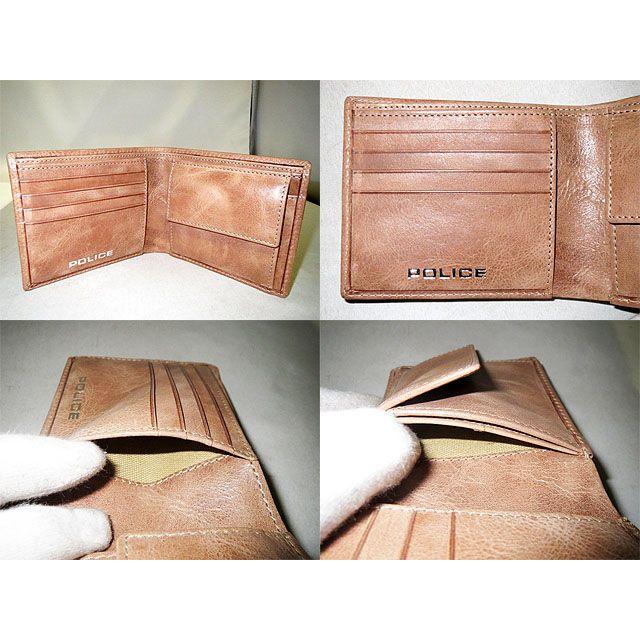 POLICE（ポリス） エッジ 二つ折り財布 0576 : ファッションギャラリー
