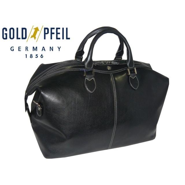 ゴールドファイル　オックスフォード　レザー　ブラック　ボストンバッグ 楽天市場】GOLD PFEIL レザーボストンバッグ 44CM (オックスフォード