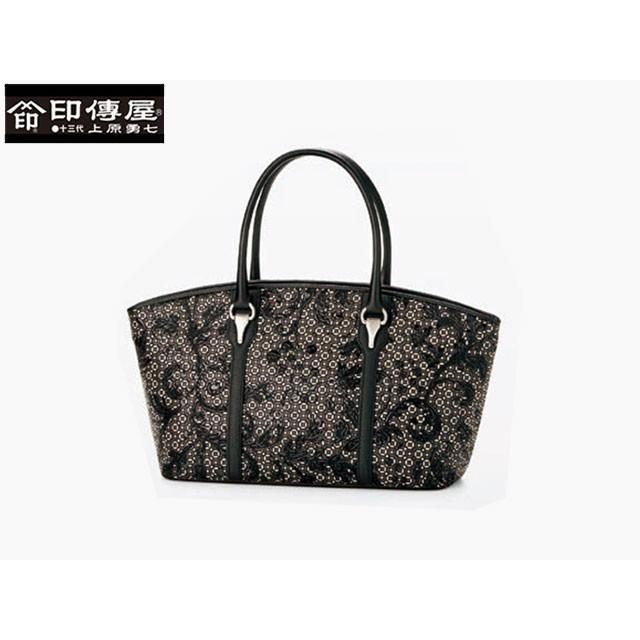 印傳屋 印伝 ETORCE エトルス 手提げ ハンドバッグ 和風 日本製 和柄 8308 indn23 印傳屋（INDEN-YA） 印伝 ETORCE エトルス 手提げ ハンドバッグ 和風