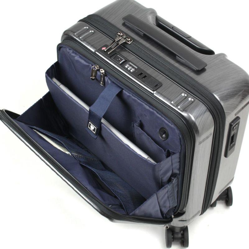 BERMAS バーマス INTER CITY フロントオープン スクエア 4輪 33L 39cm
