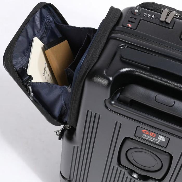 BERMAS バーマス EURO CITY3 サイドポケット付きフロントオープン 35L