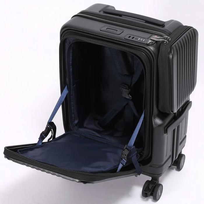 BERMAS バーマス　サイドポケット付きフロントオープンEURO CITYⅢ BERMAS バーマス EURO CITY3 サイドポケット付きフロントオープン 35L