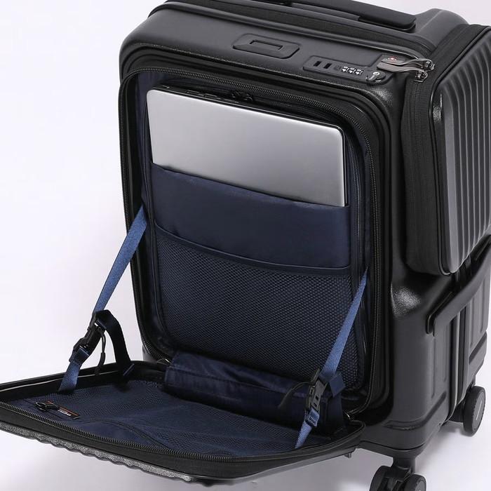 BERMAS バーマス EURO CITY3 サイドポケット付きフロントオープン 35L
