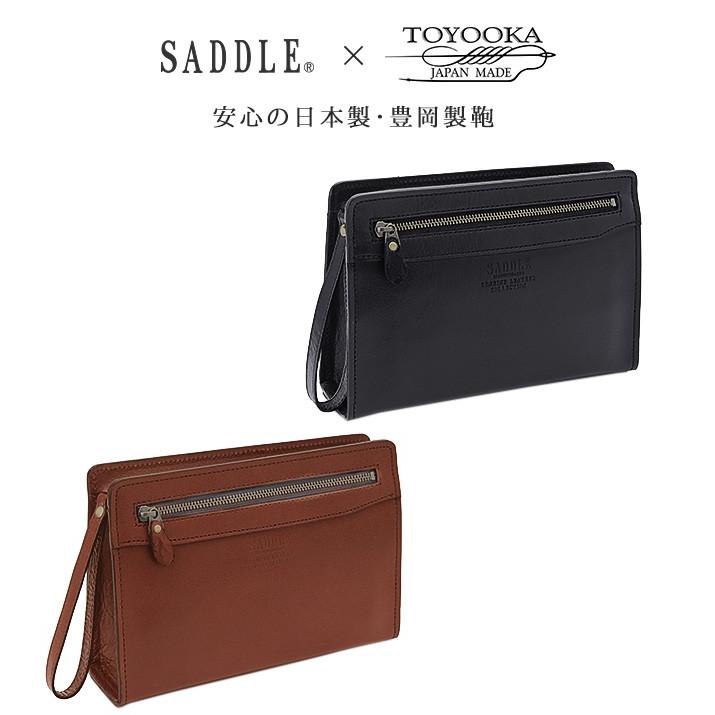 レザーバック セカンドバッグ フォーマルバッグ 日本製 豊岡製鞄 牛革 #25885 サドル SADDLE