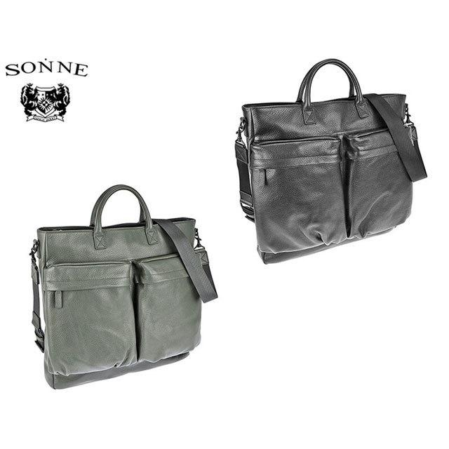 SONNE ゾンネシュリンクレザー ヘルメットバッグ 2way sbcw002
