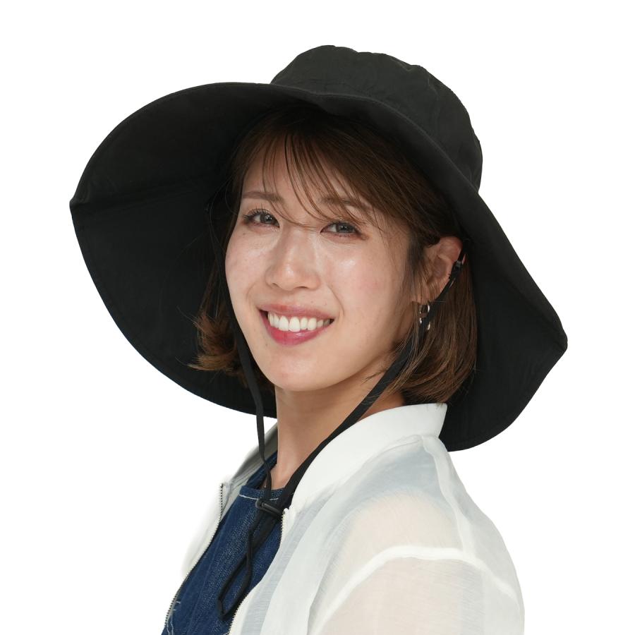 monilo（モニロ） 日傘ハット uvカット 帽子 レディース 髪と肌を守るUVカット率99.9％以上UPF50+ 日焼け防止 つば広 ...