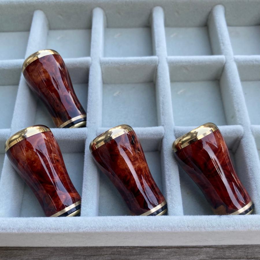 FHF ハンドルノブ 花梨 丸型 A〜Sランク 上杢花梨紅白瘤使用 釣り