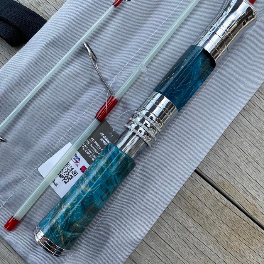 国内外の人気 ウッドグリップ グラスロッド ルアー 渓流ロッド 渓流ロッド トラウトロッド 149cm スタビライズドウッド Pbg407ul トラウトロッド Maketheleapcoaching Com