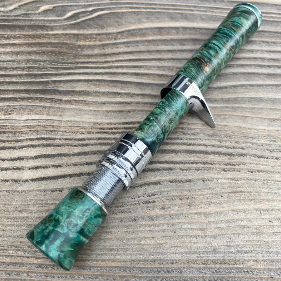 スタビライズドウッド　自作グリップ 渓流釣り　ベイトフィネス スタビライズドウッド 自作グリップ 渓流釣り ベイトフィネス