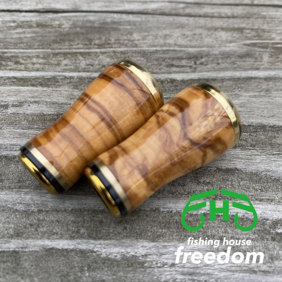 FHF リール ハンドルノブ ウォールナット使用 1個 シマノ a FHF リール ハンドルノブ ウォールナット使用 1個 シマノ a