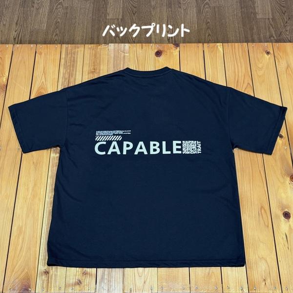 半袖tシャツ メンズ ビッグシルエット リフレクト プリントtシャツ ロゴtシャツ カレッジtシャツ 刺繍 ワッペン付き 丸首 ブラック ブルー | TIMELY WARNING | 05