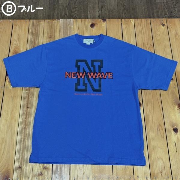 半袖tシャツ メンズ ビッグシルエット リフレクト プリントtシャツ ロゴtシャツ カレッジtシャツ 刺繍 ワッペン付き 丸首 ブラック ブルー | TIMELY WARNING | 06