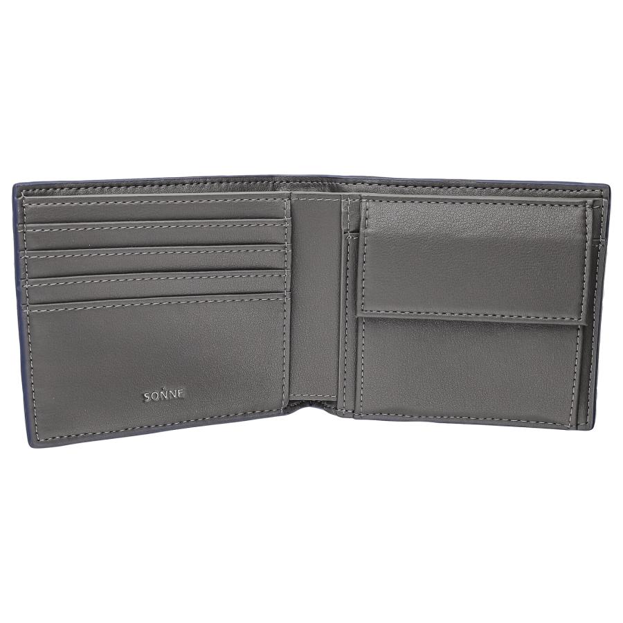 SONNE ゾンネ エンリッチ 本革 二つ折り財布  通勤 人気 ギフト 祝い お中元　高級  クリスマスプレゼント 男性 女性 送料無料 11780010 | SONNE | 04
