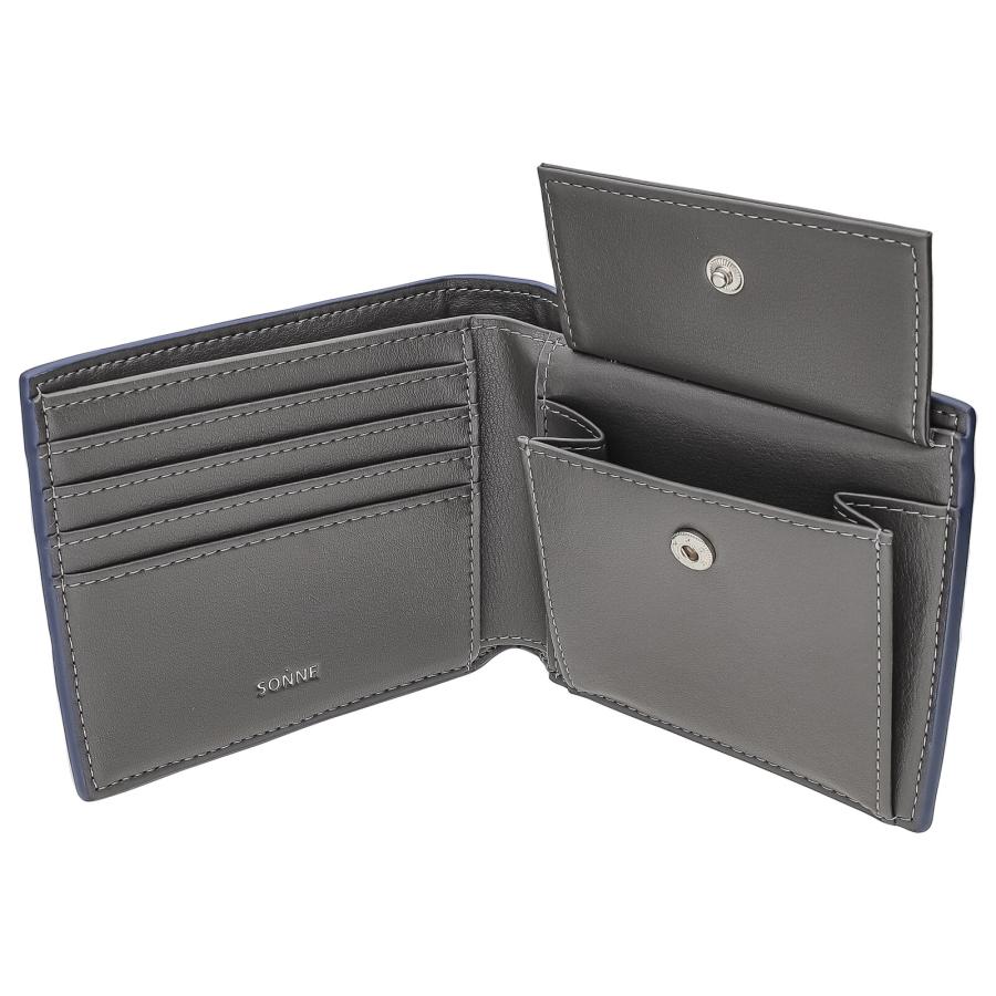 SONNE ゾンネ エンリッチ 本革 二つ折り財布  通勤 人気 ギフト 祝い お中元　高級  クリスマスプレゼント 男性 女性 送料無料 11780010 | SONNE | 05
