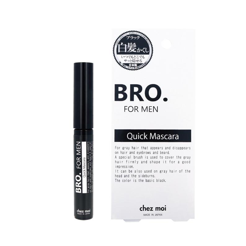 BRO. FOR MEN Quick Mascara 白髪隠し マスカラ ヒゲ 眉毛 髪の毛