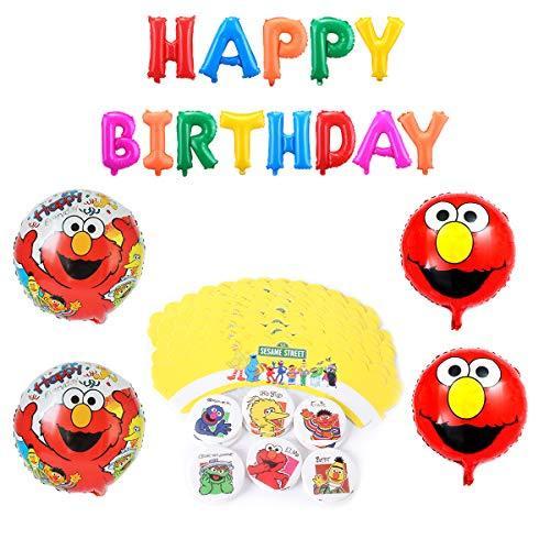 世界の セサミストリート 誕生日 飾り付け 可愛い エルモ 子供 男の子 女の子 レッド 人形 キャラクター Happy Birthday バナー ガーランド ガーランド Www Sustentec Com Br