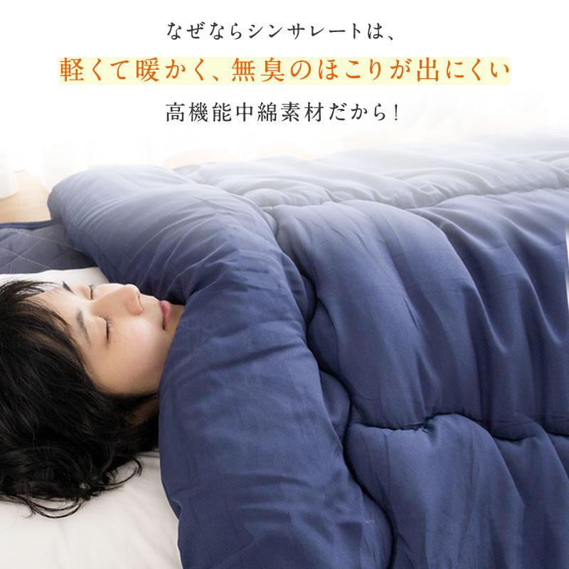 シンサレート 掛け布団 掛ふとん シンサレートウルトラ 冬布団 送料無料 軽い 抗菌 防臭 3M シングルロング | MINT（家具、インテリア） | 05