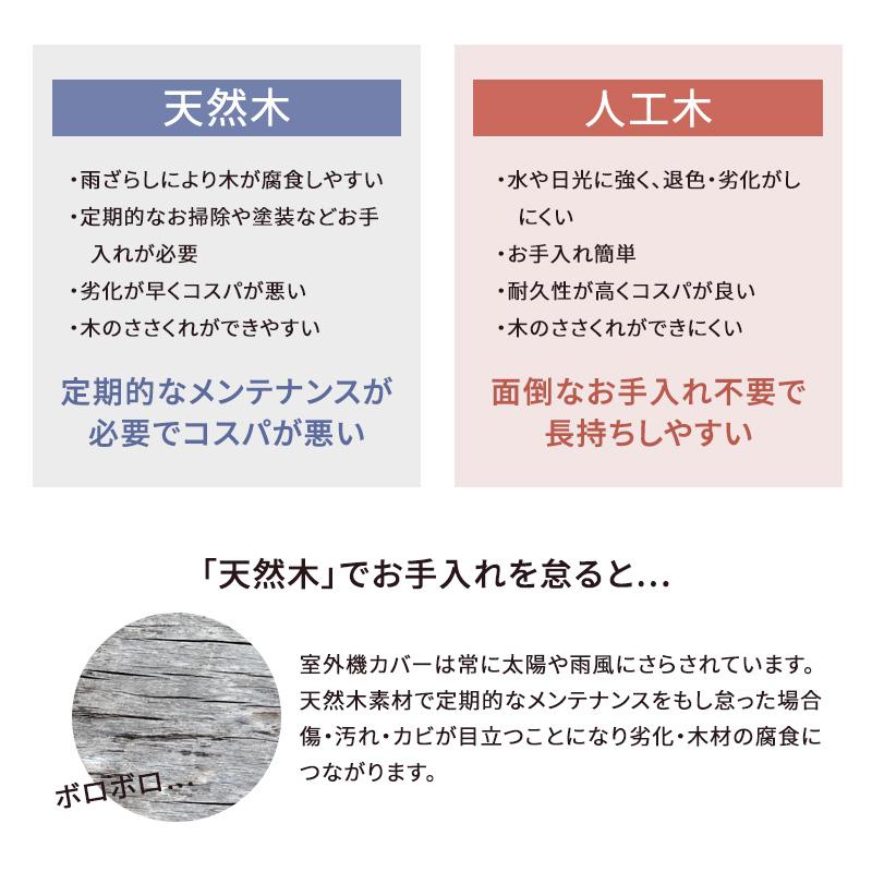 室外機カバー 室外機 エアコンカバー クーラーカバー Sサイズ おしゃれ 軽い ベランダ DIY 雨 雪 日よけカバー 省エネ エクステリア |  | 04