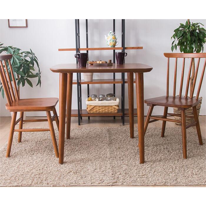 MINT ダイニングテーブル3点セット 幅75cm ダイニングチェア2脚