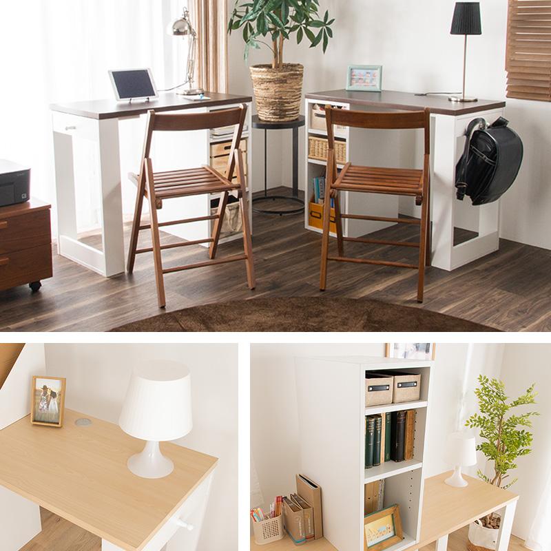 デスク ツイン ツインデスク パソコンデスク 子供机 勉強机 在宅 在宅ワーク | MINT（家具、インテリア） | 09