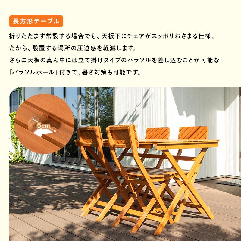 MINT ガーデン5点セット ガーデンテーブルセット ガーデンチェア 屋外