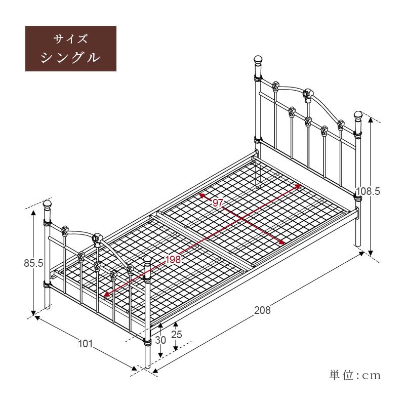 MINT ベッド マットレス付き ボンネルコイル マットレスセット 姫系