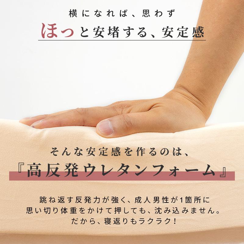 脚付きウレタンマットレス ダブル 脚付きマットレスベッド ウレタン 天然木脚 すのこベッド すのこ 高反発 一体型 体圧分散 ウレタン マットレス ベッド｜fi-mint｜04