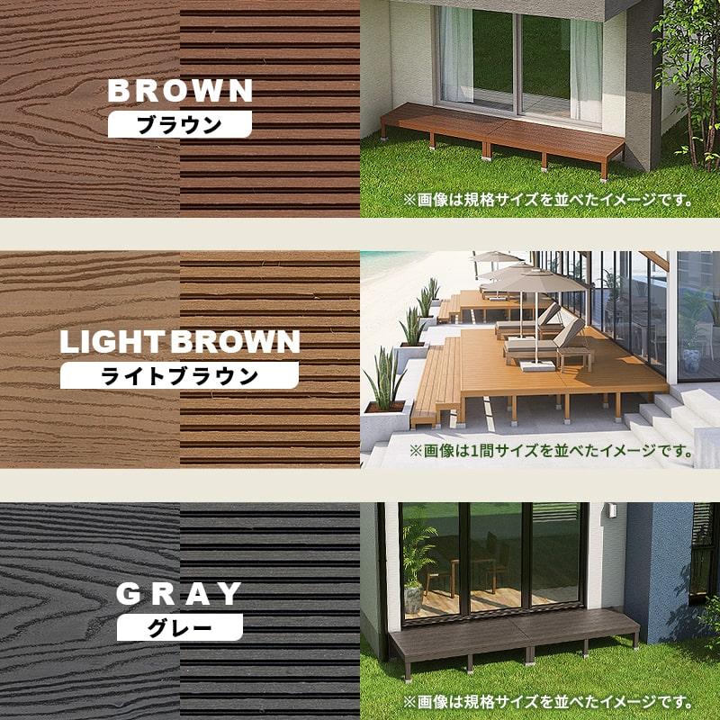 MINT デッキ 人工木 200×90.8cm 人工木デッキ 簡易タイプ DIY キット