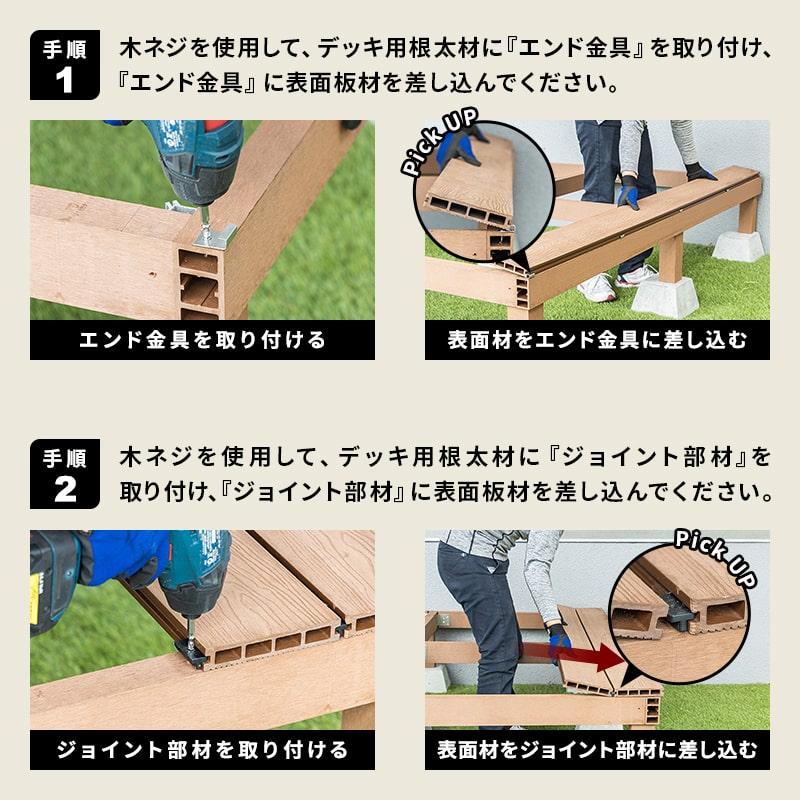 ウッドデッキ 人工木 181.9×200cm 1間サイズ 人工木デッキ DIY ウッドデッキ 人工木 181.9×200cm 1間サイズ 人工木デッキ DIY