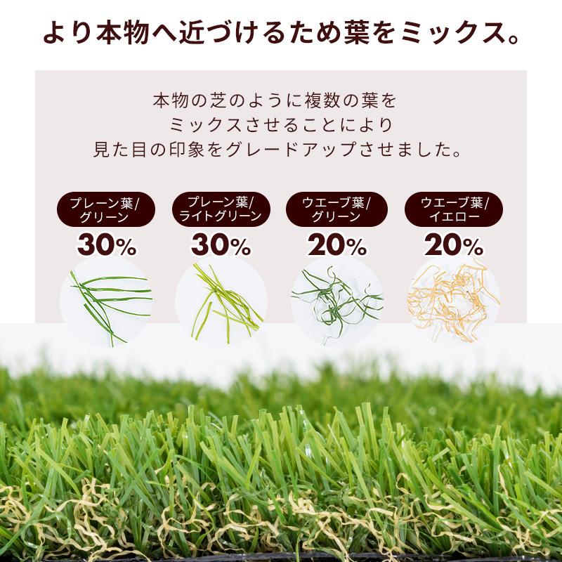 MINT 人工芝パネル96枚セット 幅30 人工芝 芝生 タイル タイル