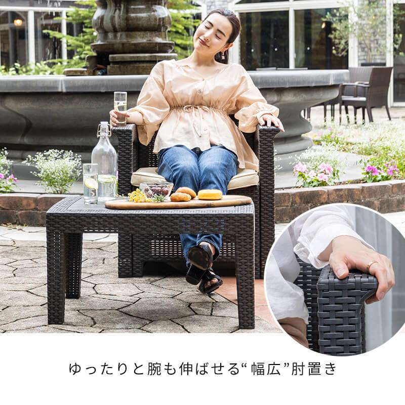 MINT(家具、インテリア) ガーデンソファ ラタン調 ガーデン MINT(家具、インテリア) ガーデンソファ ラタン調 ガーデン