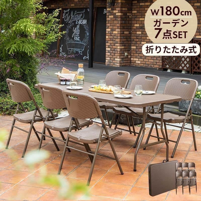 YR-677 折りたたみテーブル ブラウン 80cm ニトリ（NITORI） 折りたたみテーブル(7070 ミドルブラウン FT2