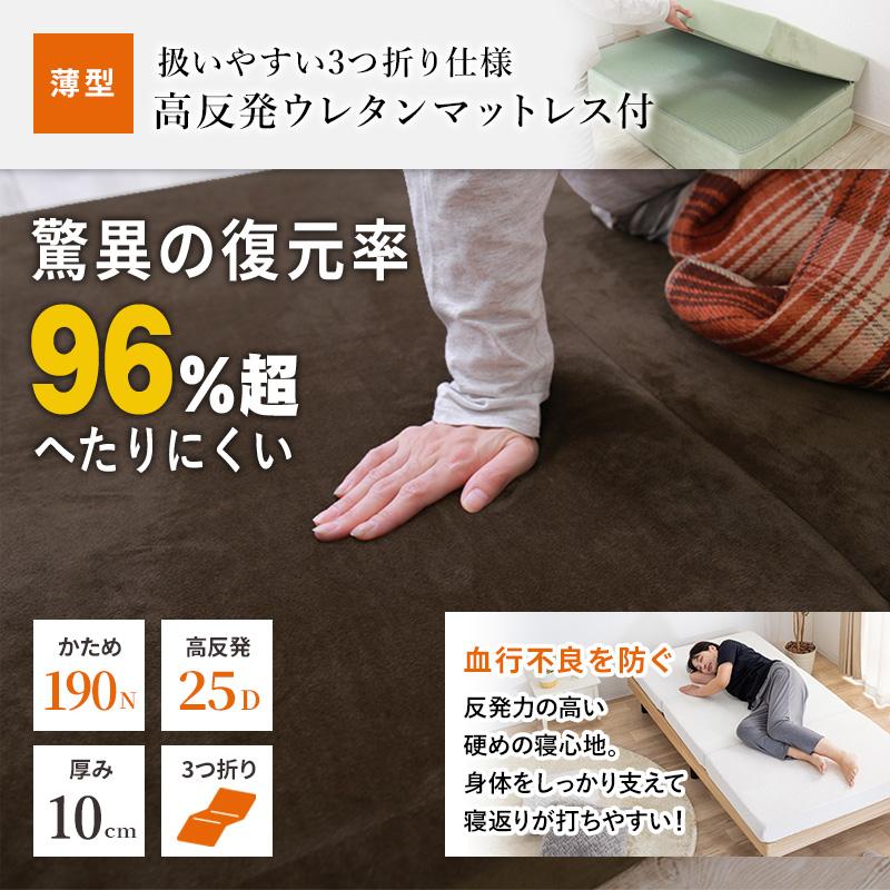 MINT ロフトベッド シングル ハイタイプ ロフト ベッド 高反発 三