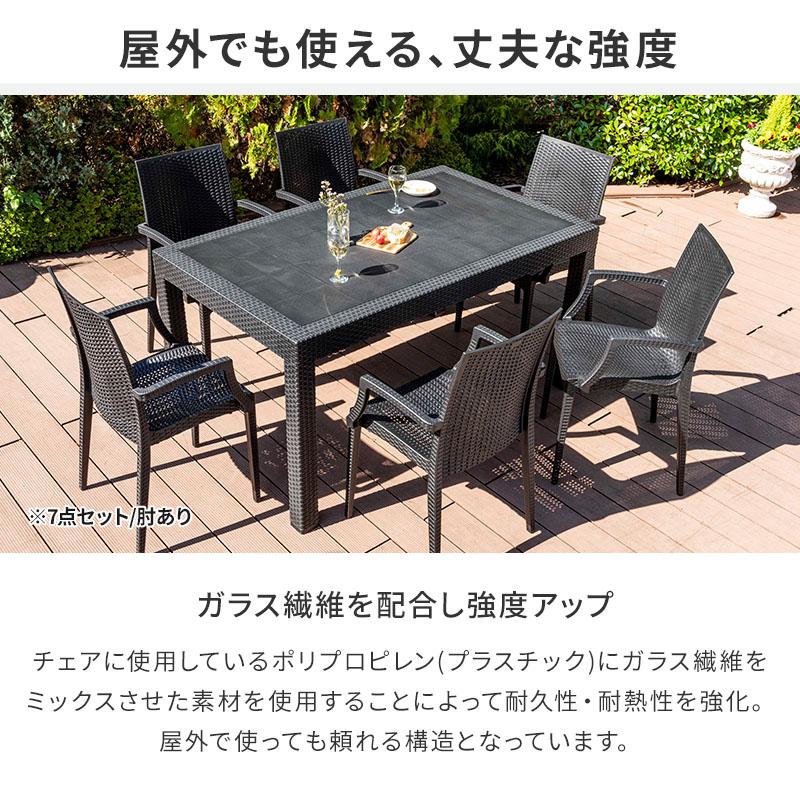 MINT ガーデンテーブルセット チェア セット 5点セット 幅150テーブル