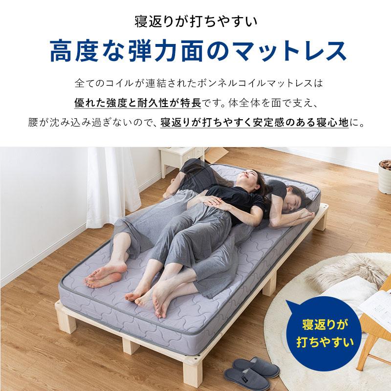 MINT マットレス ボンネルコイル セミシングル 硬め ボンネルマット