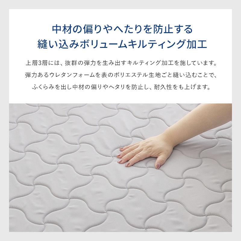 MINT マットレス ボンネルコイル セミシングルショート 硬め ボンネル