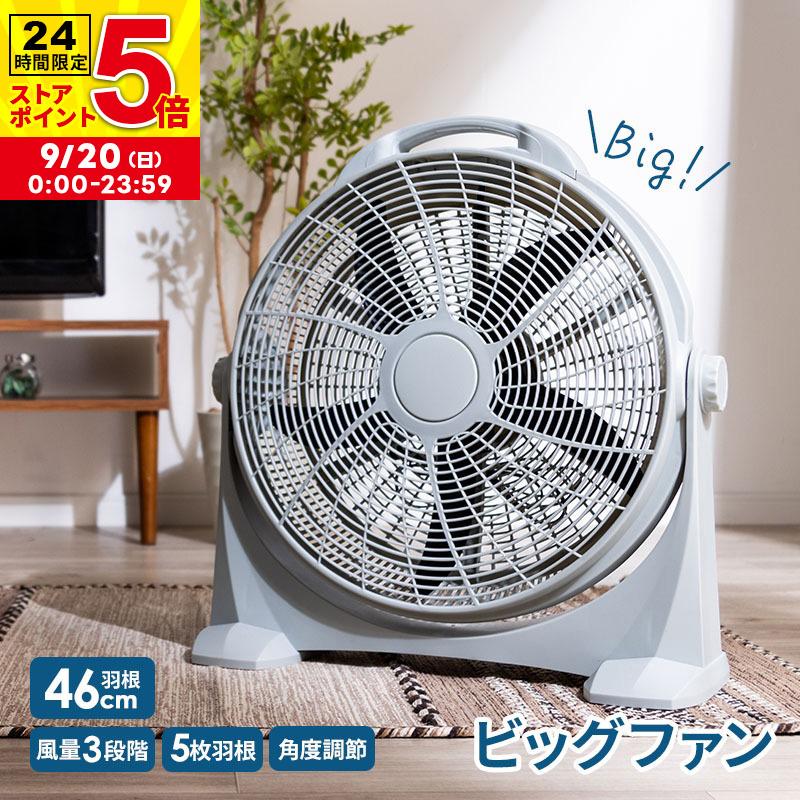 MINT 新商品 扇風機 大型 パワフル 羽根46cm サーキュレーター