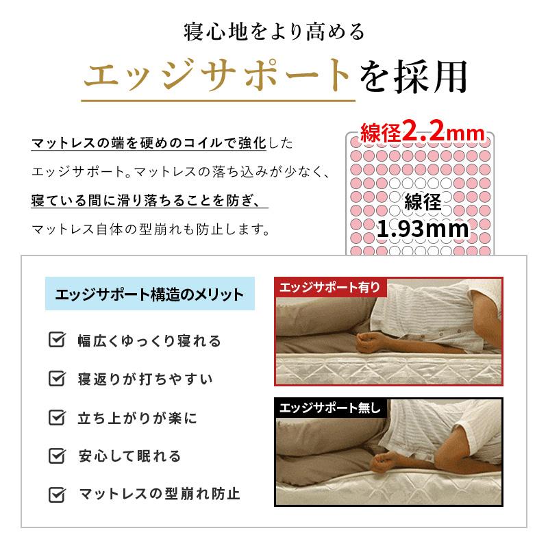 マットレス セミダブル 硬め 独立コイル エッジサポート強化 天然ラベンダー生地 MINT セミダブル マットレス 高反発 ポケットコイル 硬め スプリング
