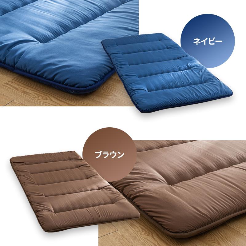 MINT 六つ折り 3層 国産 敷布団 セミシングル 折り畳み 6つ折り 3層 敷