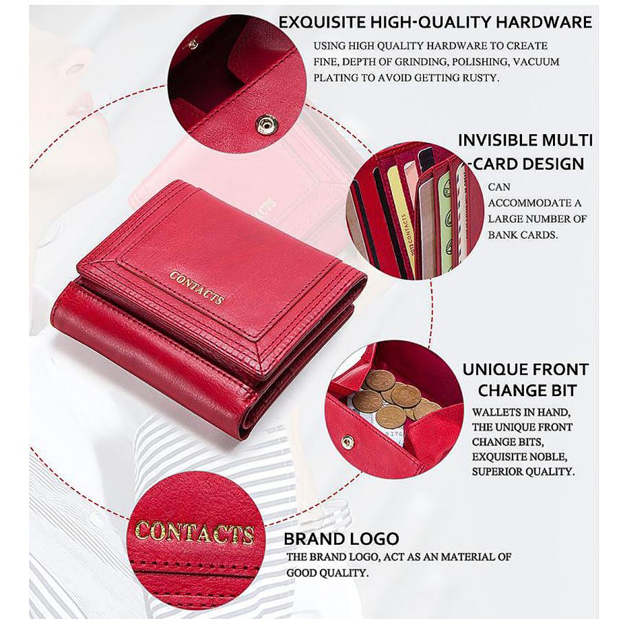 レディース 財布 Contacts カード収納 レザー ウォレット コインケース 人気 オシャレ 女性 プレゼント