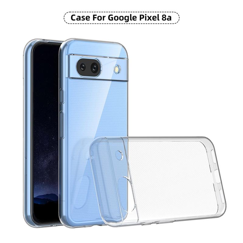 強化ガラスフィルム付き クリアケース Google Pixel 8a 9a Pixel9 Pro