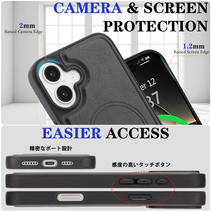 iPhone18Pro ケース 手帳型 2in1 分離式 Magsafe対応 iPhone Duo