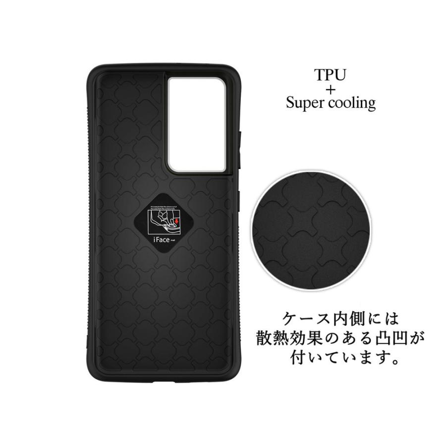 強化ガラス付き iFace mall Samsung Galaxy S21 S21Plus S21Ultra