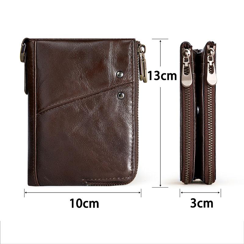 本革財布 メンズ レディース 二つ折り財布 RFID スキミング防止 レザー