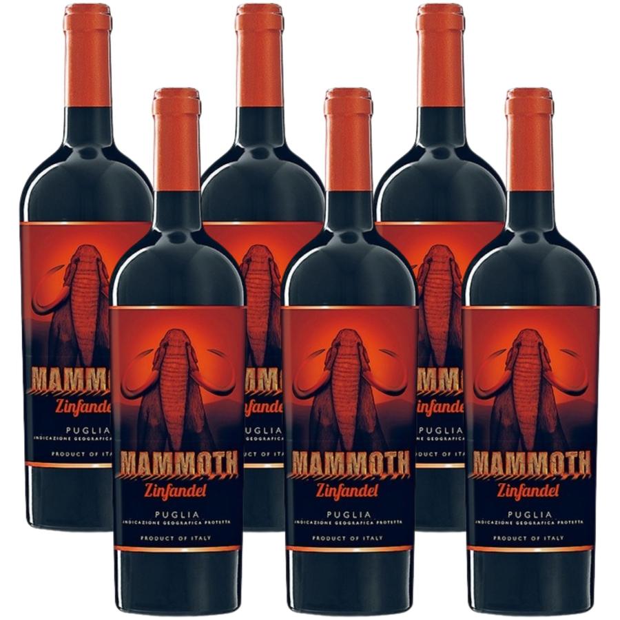 マーレ・マンニュム”マンモス” ジンファンデル [ 赤ワイン フルボディ イタリア 750ml 6本セット ]