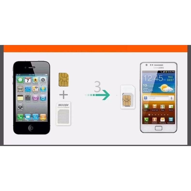 Nano SIM MicroSIM 変換アダプタ 4点セット For iPhone8 Plus iPhone7 iPhone6 iPhone 5 4S 4 ナノシム→SIMカードorMicroSIM MicroSIM→SIMカードsim カード 変｜fiara-store｜06