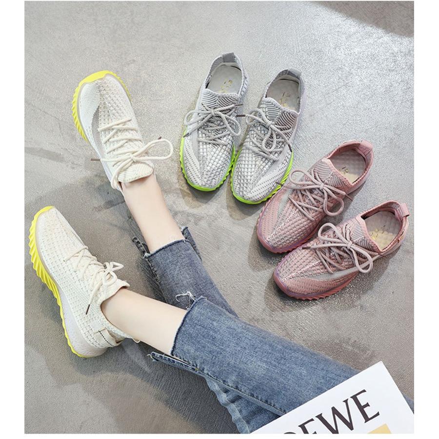 お取り寄せ商品 送料無料 スニーカー レディース 厚底 おしゃれ きれいめ カジュアル 春夏秋冬 軽量 歩きやすい 疲れない 臭わない 通気性 メッシュ 靴 ランニン Accelumina 通販 Yahoo ショッピング