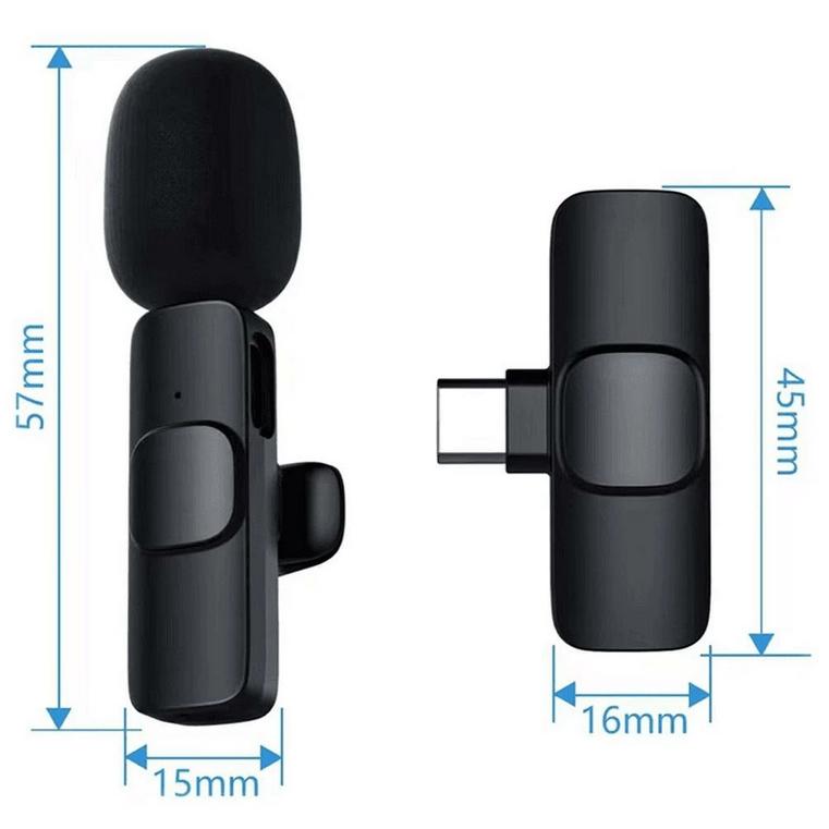 スマホ マイク ピンマイク ワイヤレス iPhone type-c 2タイプ スマホ マイク ピンマイク ワイヤレス iPhone type-c 2タイプ