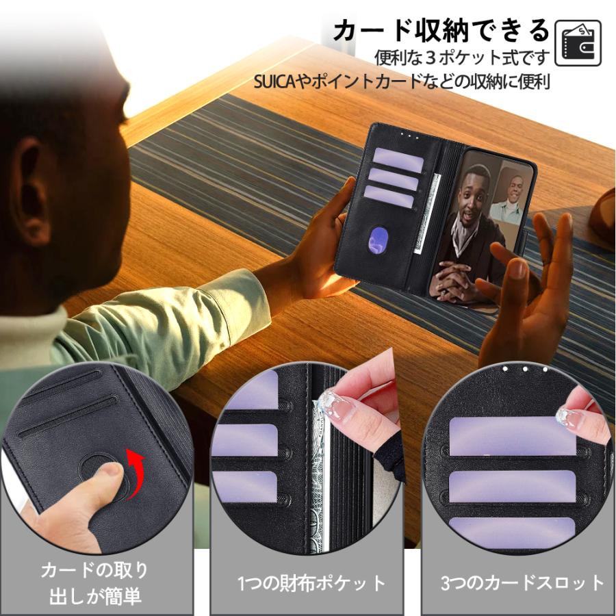 KBH]Sharp AQUOS wish4 wish5 ケース 手帳型 シンプル 大人な