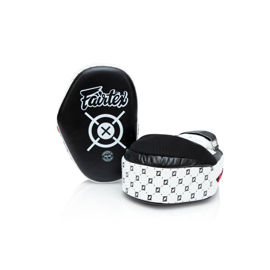 Fairtex フェアテックス　フォーカスミット 黒/白 FAIRTEX フォーカスミット FMV11 パンチングミット パンチミット